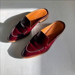 Everlane Modern Loafer Mules - Oxblood